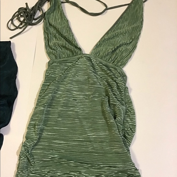 2 for 24 vintage &new forest fairy silky tank camisole halter tops green size S - Picture 12 of 12